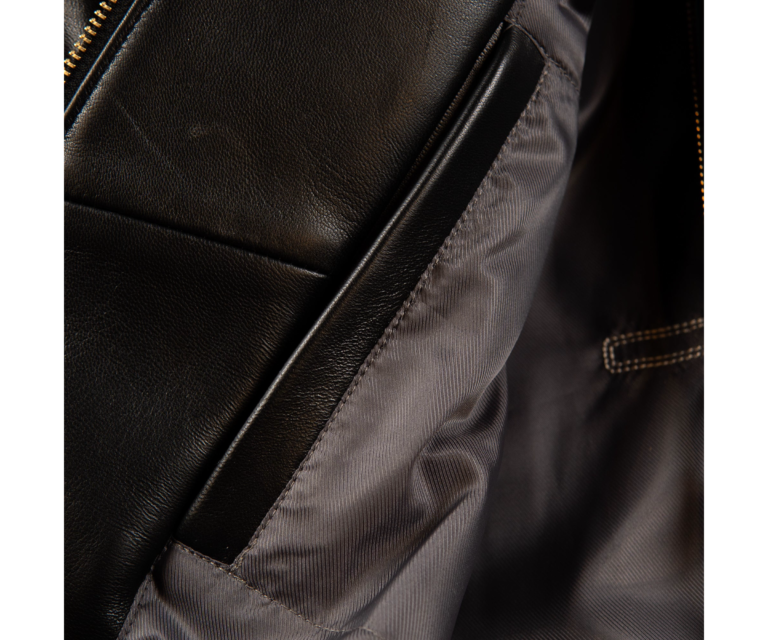 Pelle Pelle True To Our Roots Jacket, Black / Cabernet / Royal, gallery detail 4
