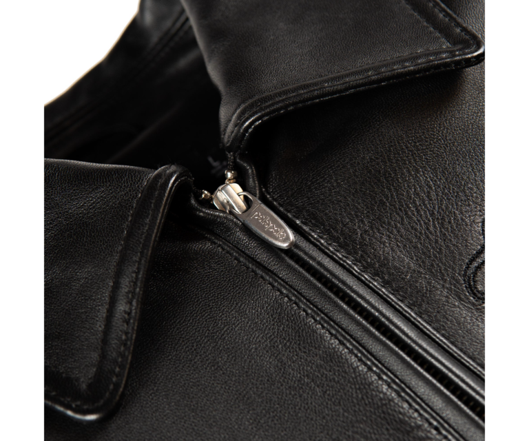 Pelle Pelle True To Our Roots Jacket, Black / Black w/ Silver Stitching, gallery detail 3