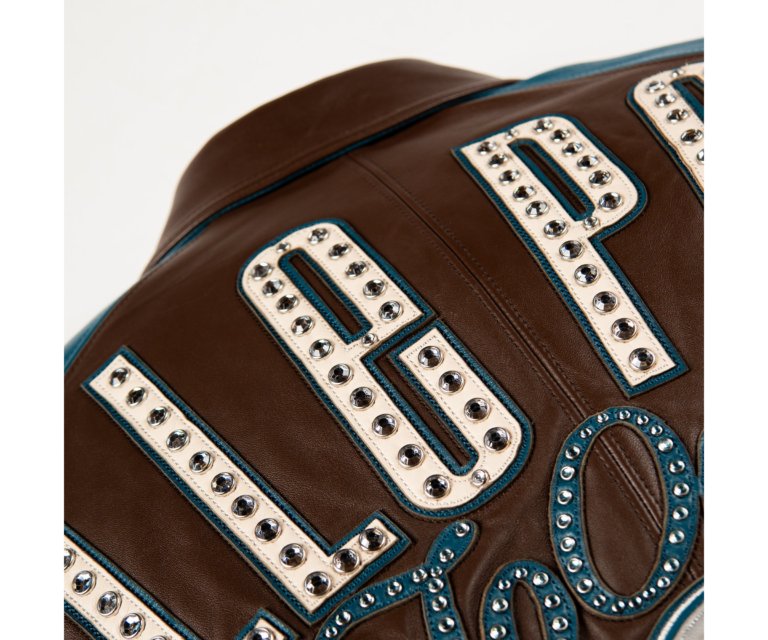Pelle Pelle True To Our Roots Jacket, Brown / Teal / Ivory, gallery detail 7