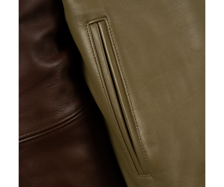 Pelle Pelle True To Our Roots Jacket, Olive / Brown / Ivory, gallery detail 6