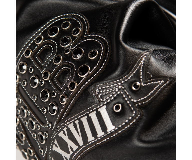 Pelle Pelle Unrivaled Anniversary Jacket, Black / Black w/ Silver Stitching, gallery detail 9