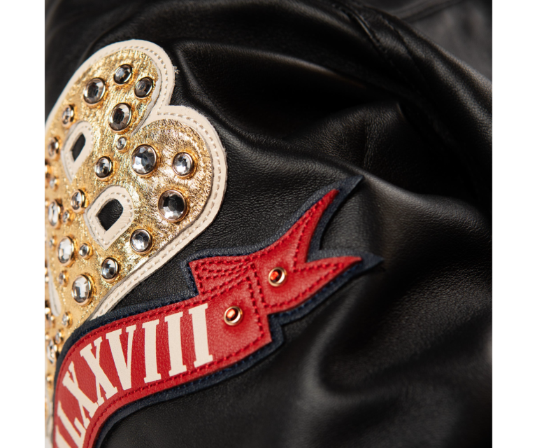 Pelle Pelle Unrivaled Anniversary Jacket, Black / Cabernet / Navy / Ivory, gallery detail 6