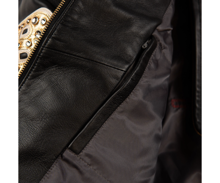 Pelle Pelle Unrivaled Anniversary Jacket, Black / Cabernet / Navy / Ivory, gallery detail 5