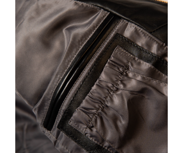 Pelle Pelle Unrivaled Anniversary Jacket, Black / Cabernet / Navy / Ivory, gallery detail 4