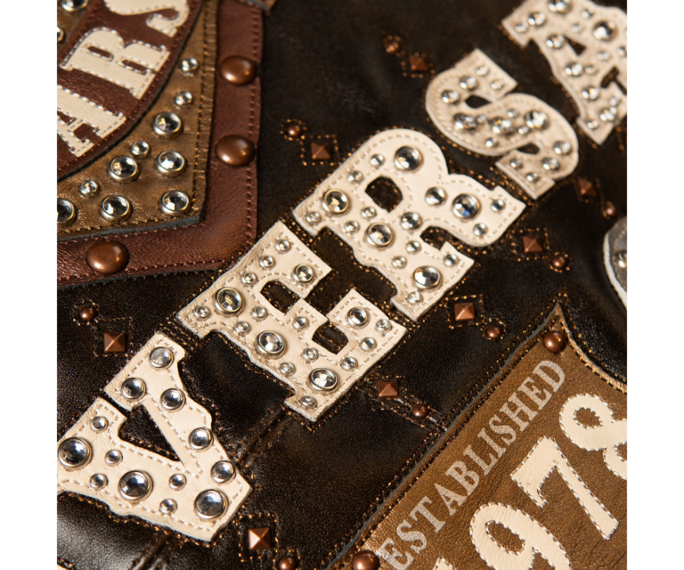 Pelle Pelle Unrivaled Anniversary Jacket, Brown Abrasion / Brown / Gold / Ivory, gallery detail 9