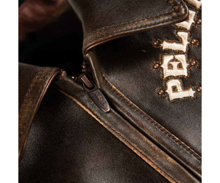 Pelle Pelle Unrivaled Anniversary Jacket, Brown Abrasion / Brown / Gold / Ivory, gallery detail 3