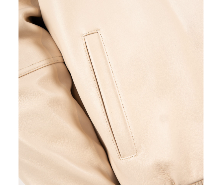 Pelle Pelle Unrivaled Anniversary Jacket, Ivory / Navy / Gold Foil / Cabernet, gallery detail 5
