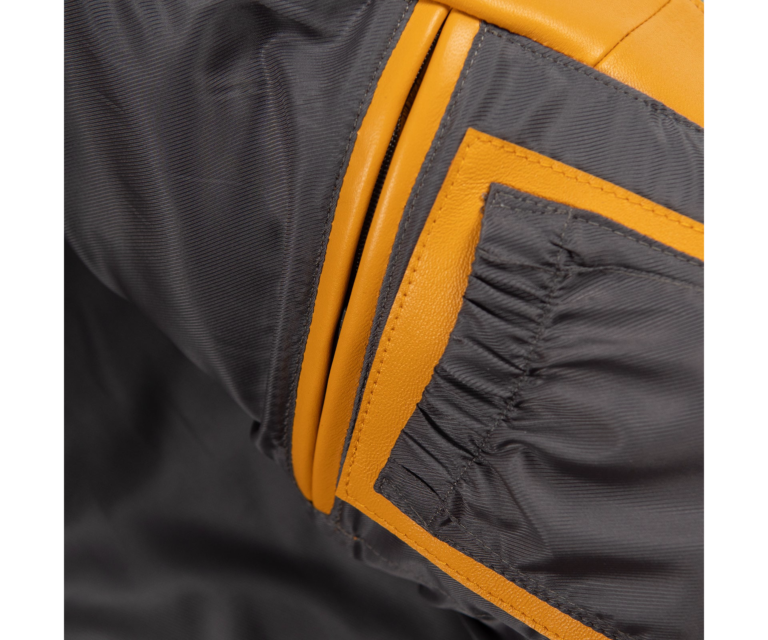 Pelle Pelle Unrivaled Anniversary Womens Crop Jacket, Maize / Black / White / Silver, gallery detail 7