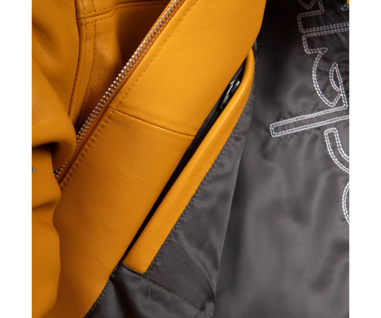 Pelle Pelle Unrivaled Anniversary Womens Crop Jacket, Maize / Black / White / Silver, gallery detail 6