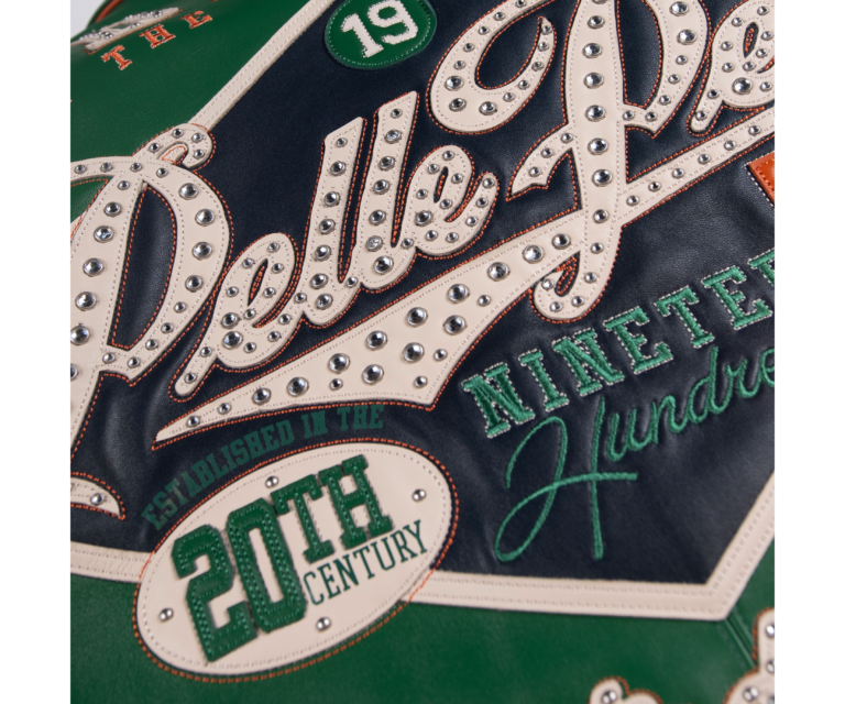 Pelle Pelle Only The Strong Jacket, Jet Green / Orange / Navy / Ivory, gallery detail 11
