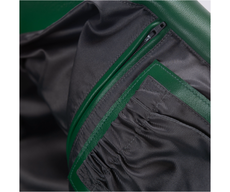 Pelle Pelle Only The Strong Jacket, Jet Green / Orange / Navy / Ivory, gallery detail 4