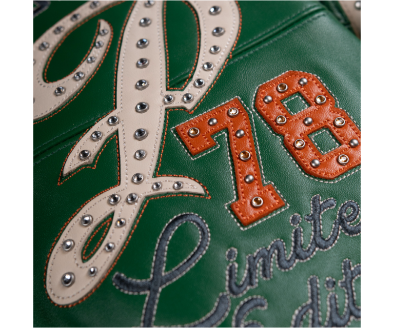 Pelle Pelle Only The Strong Jacket, Jet Green / Orange / Navy / Ivory, gallery detail 7