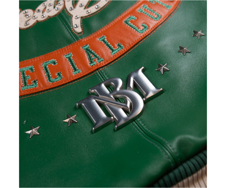 Pelle Pelle Only The Strong Jacket, Jet Green / Orange / Navy / Ivory, gallery detail 6