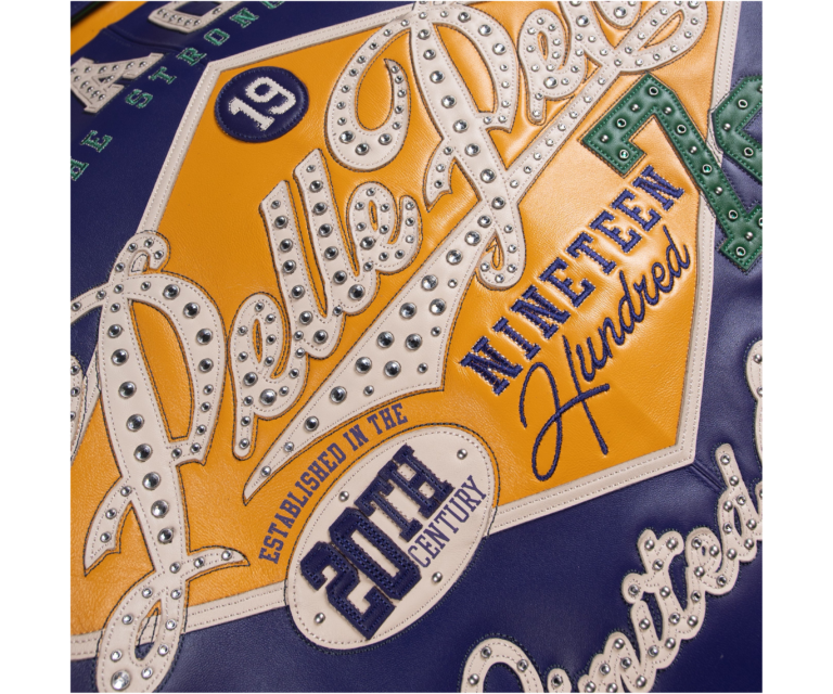 Pelle Pelle Only The Strong Jacket, Purple / Navy / Jet Green / maize, gallery detail 10