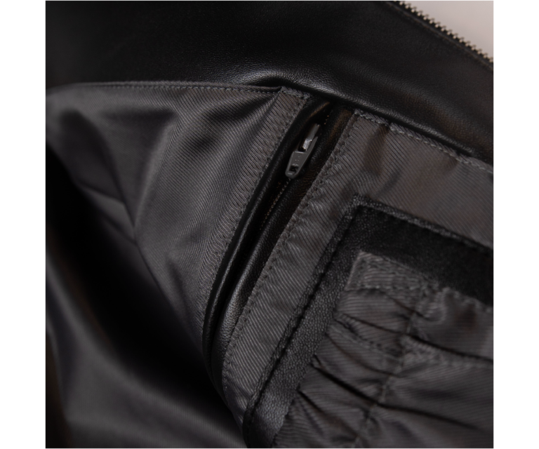Pelle Pelle Only The Strong Womens Jacket, Black / Gold Foil / Silver / Ivory, gallery detail 4