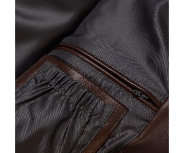 Pelle Pelle Racing Sport Jacket, Brown / Olive / Ivory / Orange, gallery detail 4