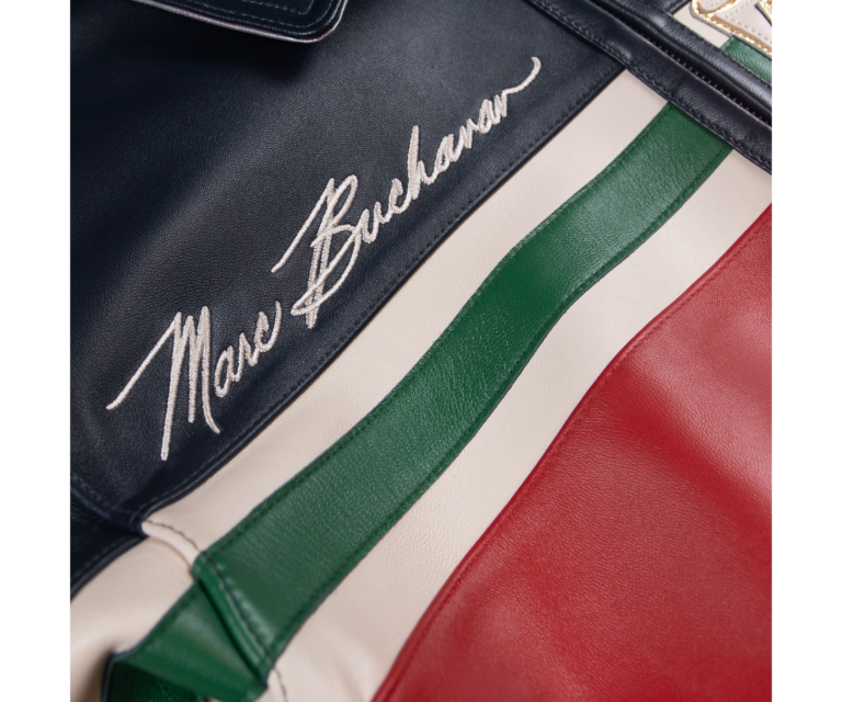 Pelle Pelle Racing Sport Jacket, Navy / Cabernet / Ivory / Silver, gallery detail 10