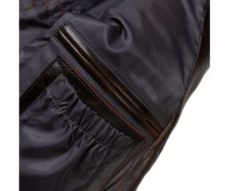 Pelle Pelle World Tour Icon Jacket, Brown Abrasion / Gold / Brown Metallic, gallery detail 4