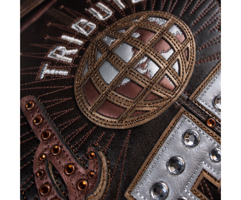 Pelle Pelle World Tour Icon Jacket, Brown Abrasion / Gold / Brown Metallic, gallery detail 11