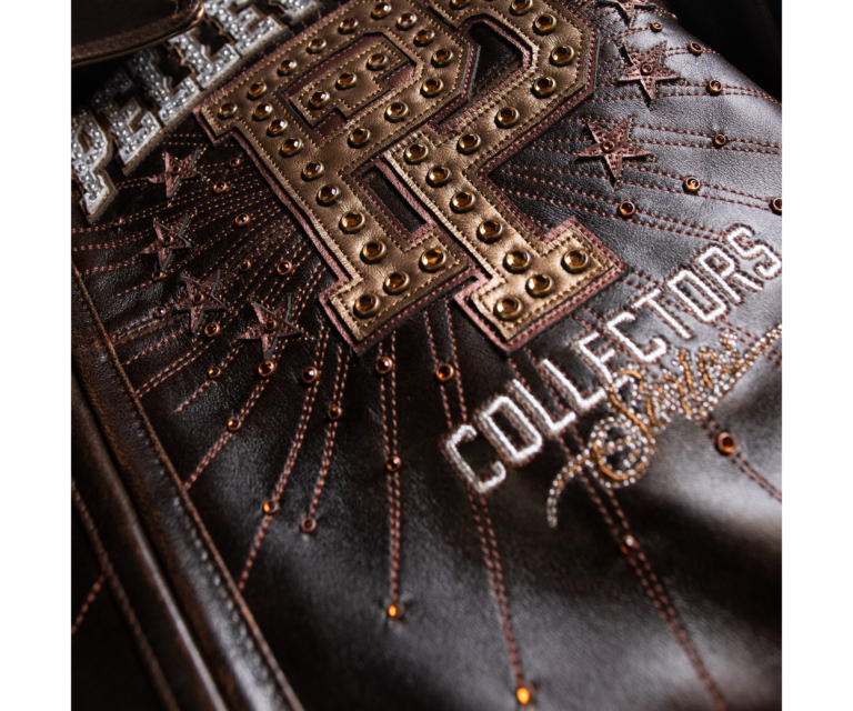 Pelle Pelle World Tour Icon Jacket, Brown Abrasion / Gold / Brown Metallic, gallery detail 10