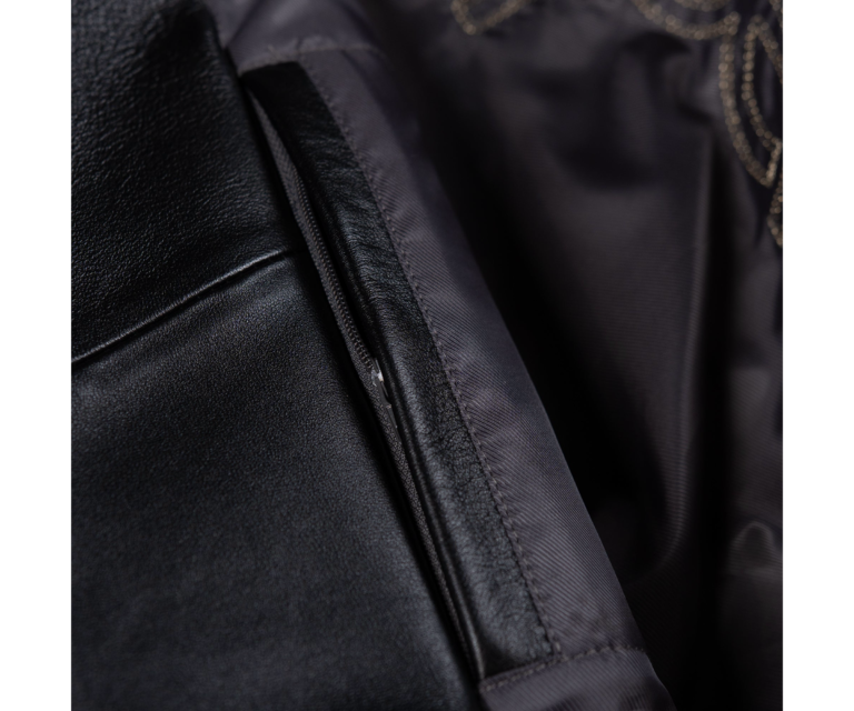 Pelle Pelle World Tour Icon Jacket, Black / Gold / Cabernet / Silver, gallery detail 4