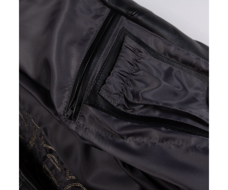 Pelle Pelle World Tour Icon Jacket, Black / Gold / Cabernet / Silver, gallery detail 3