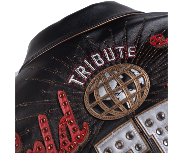Pelle Pelle World Tour Icon Jacket, Black / Gold / Cabernet / Silver, gallery detail 6
