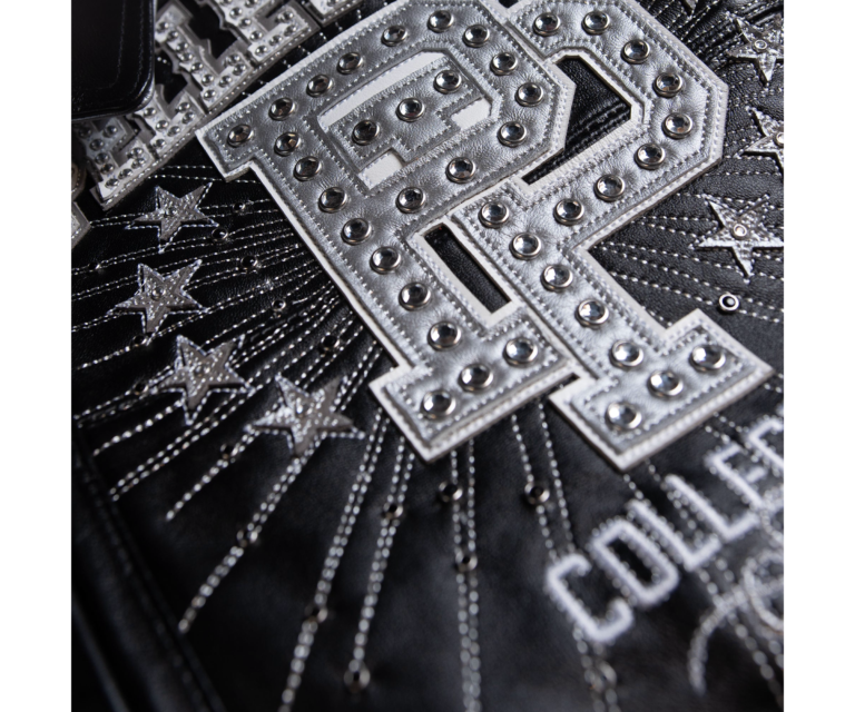 Pelle Pelle World Tour Icon Jacket, Black / Silver / White, gallery detail 7