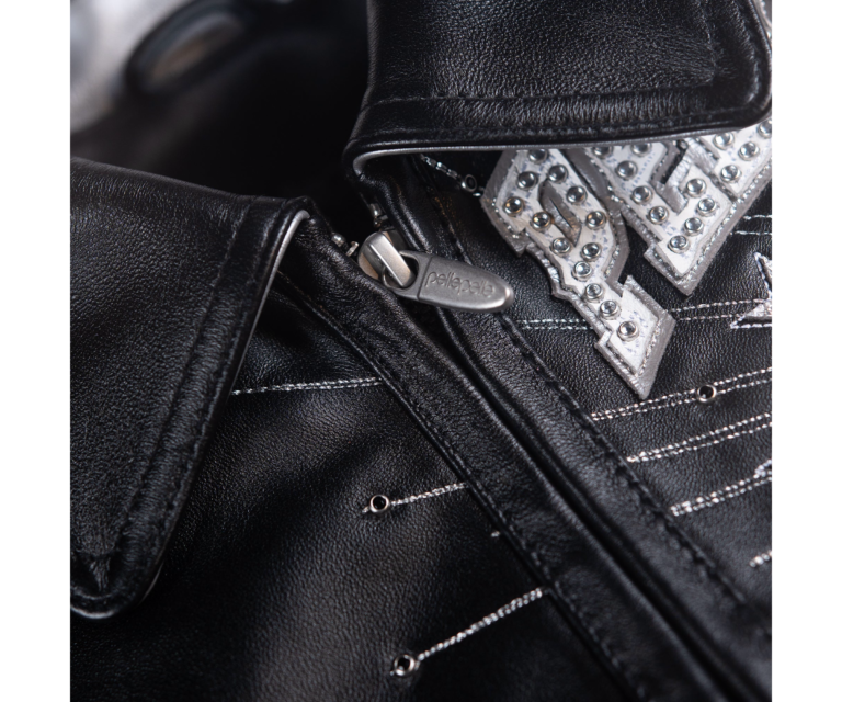 Pelle Pelle World Tour Icon Jacket, Black / Silver / White, gallery detail 3