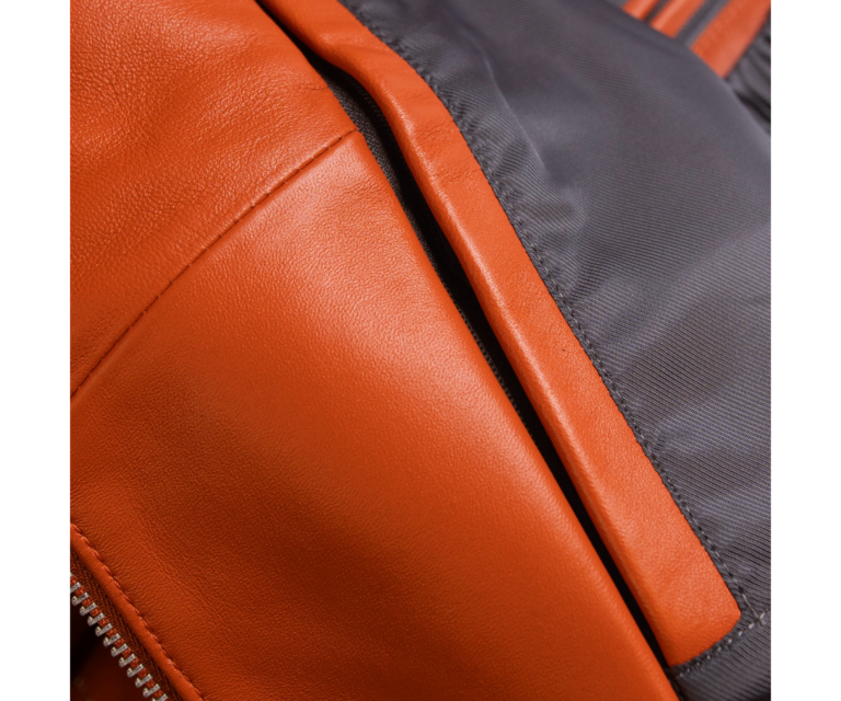 Pelle Pelle World Tour Icon Jacket, Orange / Navy / White / Silver, gallery detail 5