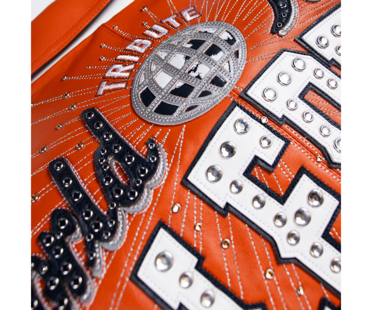 Pelle Pelle World Tour Icon Jacket, Orange / Navy / White / Silver, gallery detail 8