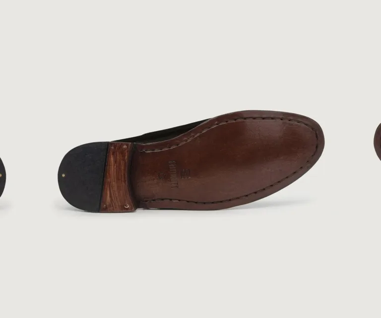 Professor Oxford Black Leather Shoes Handcrafted Men's Footwear — Complete Pair Presentation