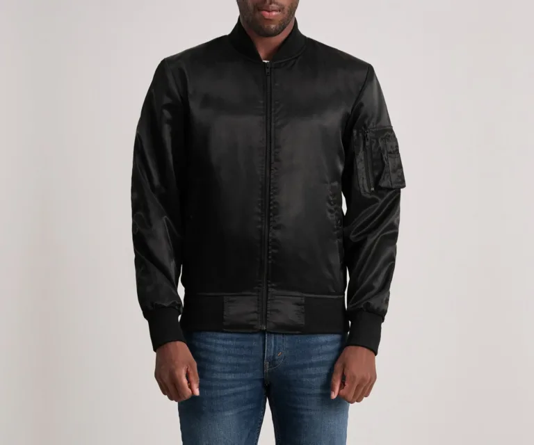 Quinton MA-1 Black Bomber Jacket
