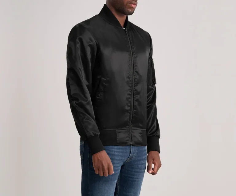 Quinton MA-1 Black Bomber Jacket — view 2
