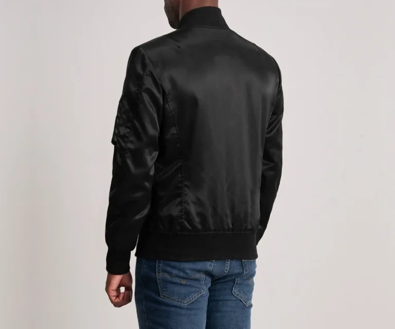 Quinton MA-1 Black Bomber Jacket — view 5