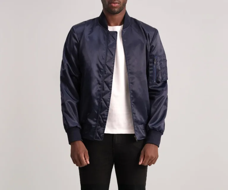 Quinton MA-1 Blue Bomber Jacket — view 3