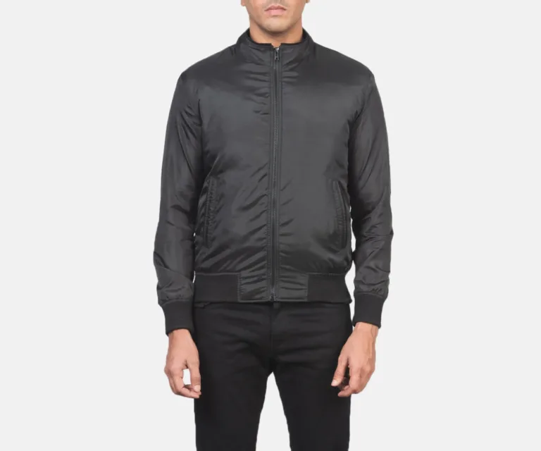 Ramon Black Bomber Jacket — view 4