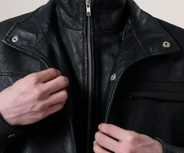 Sean Black Snuffed Classic Jacket — view 5