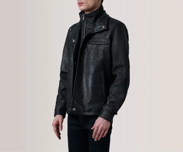 Sean Black Snuffed Classic Jacket — view 2