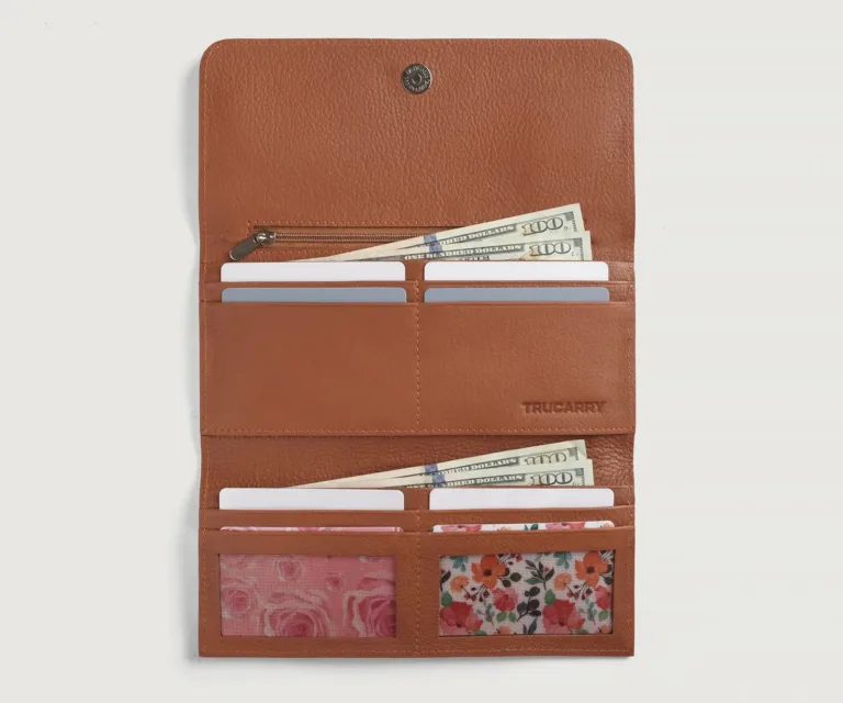 Taylor Brown Leather Continental Wallet Luxury Handcrafted Leather Accessory / Gift — Card Capacity & Daily Organization