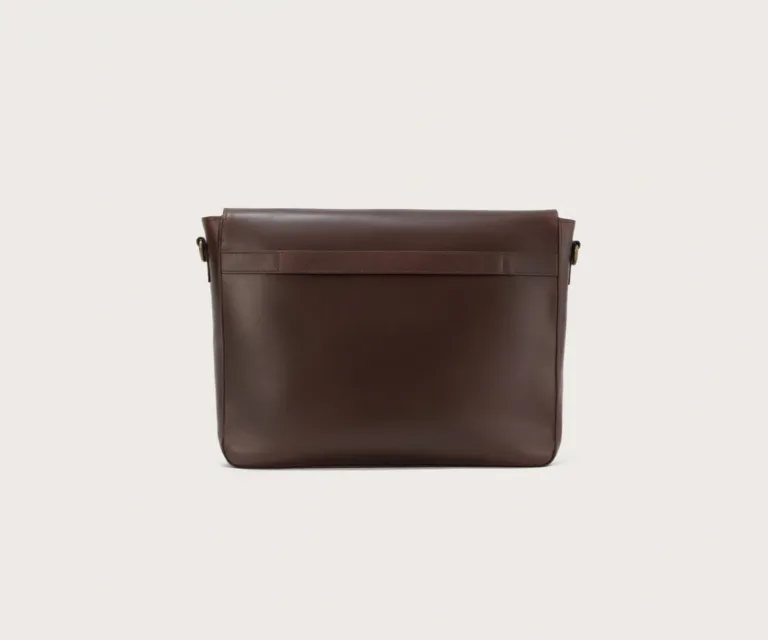The Carismatico Vintage Brown Leather Messenger Bag Luxury Handcrafted Leather Bag — Artisan Hardware & Zipper Craftsmanship