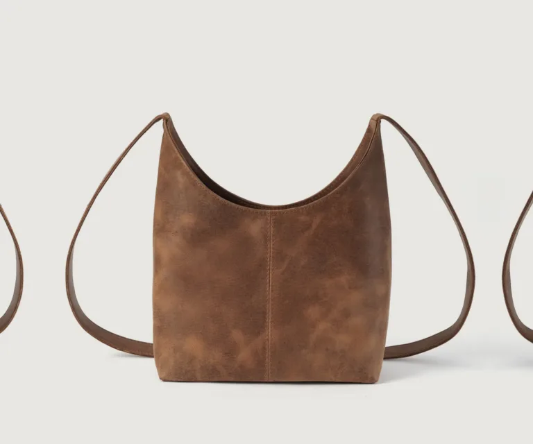 The Stefani Vintage Tan Brown Leather Hobo Bag Luxury Handcrafted Women's Bag — Spacious Interior & Organization Layout