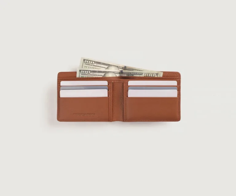 Voren Brown Leather Bi-fold Wallet Luxury Handcrafted Leather Accessory / Gift — Card Capacity & Daily Organization