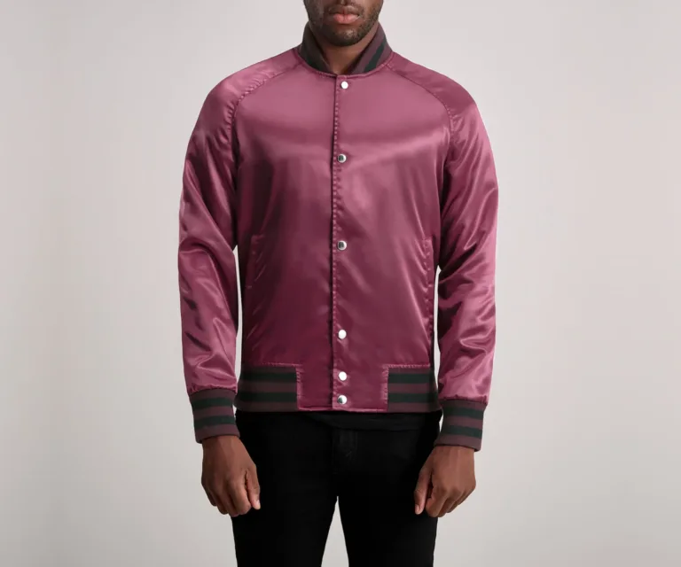 Xander Maroon Varsity Jacket